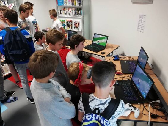 Un match de FORTNITE commence ! Un match de FORTNITE commence !