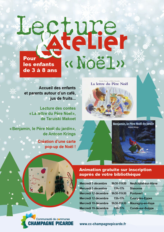 lecture et atelier Noël de la CCCP