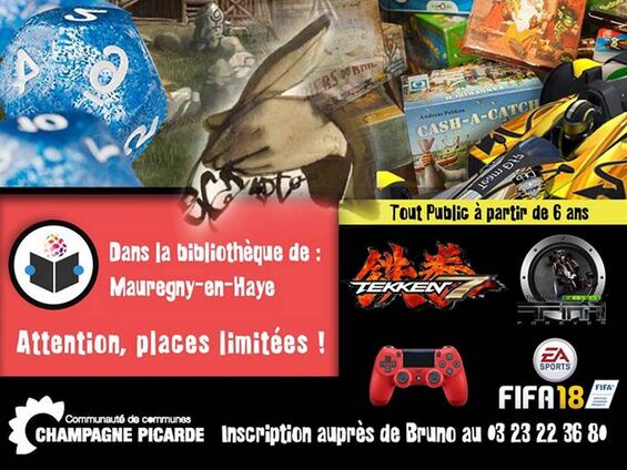 Détail de l'après midi jeux de société à Mauregny