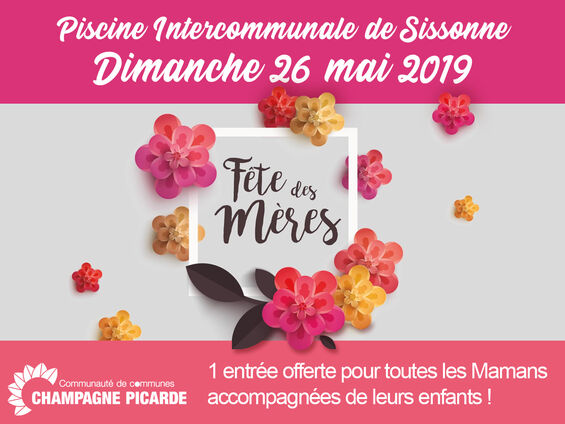 Les Mamans à l'honneur à la piscine le 26 mai 2019